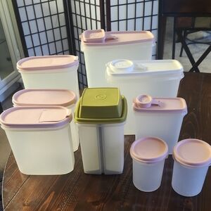 Vintage Tupperware 9 Piece Set